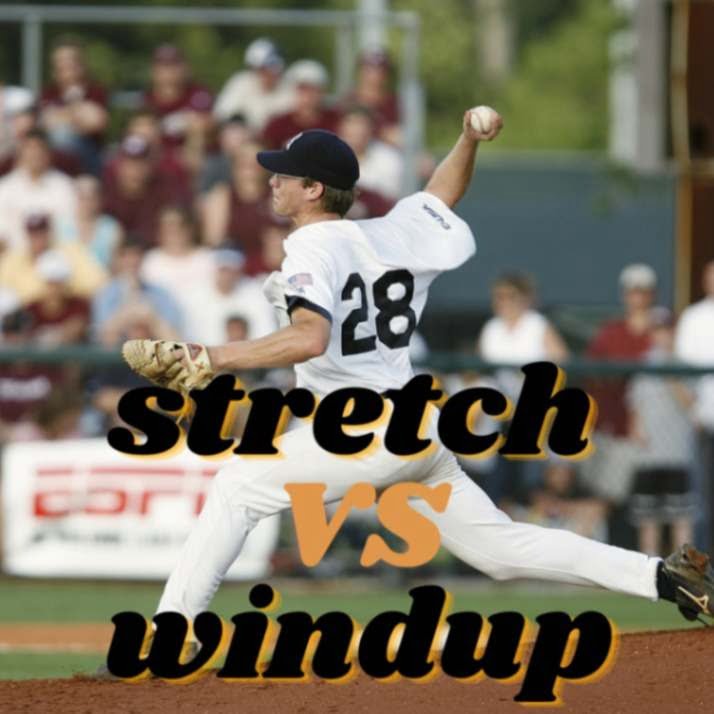 Pitcher demonstrates Stretch vs Windup technique