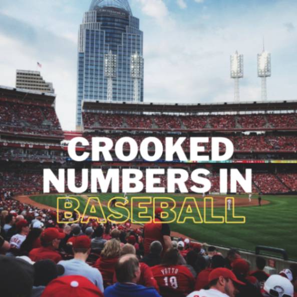 Crooked Numbers in Baseball: A Crowd of People Reacting in a Stadium