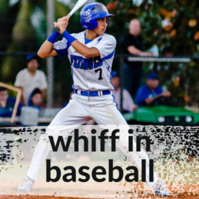 Whiff in Baseball: Player Poised with Bat