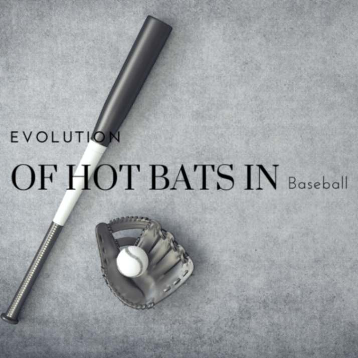 Baseball bat and glove, symbolizing a hot bat in baseball