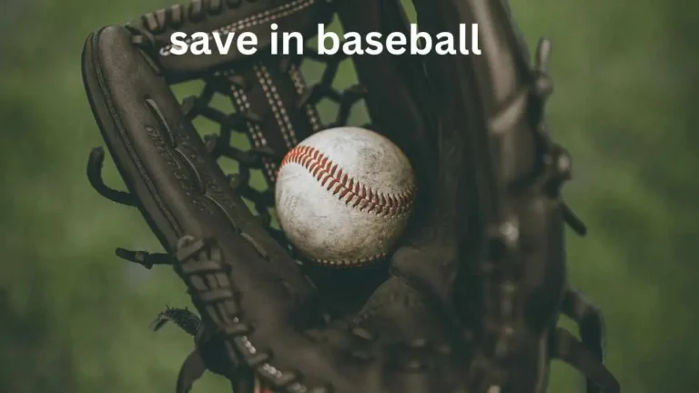 save in baseball